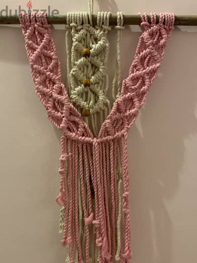 Hand made macrame wall hanging