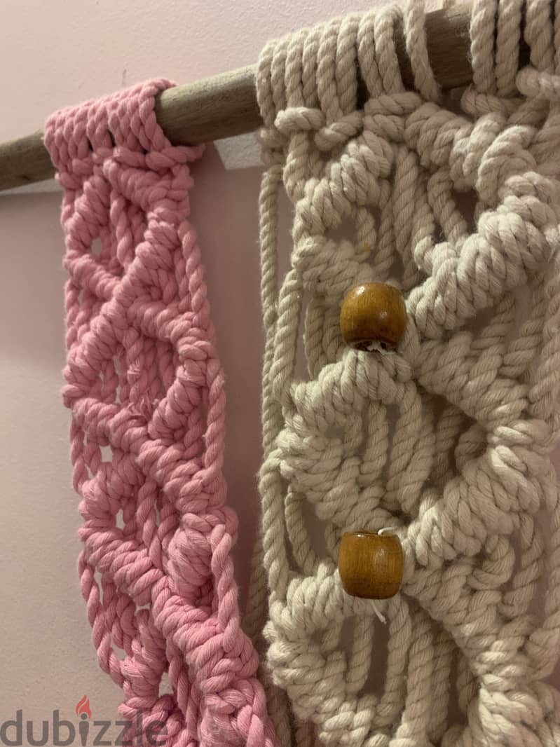 Hand made macrame wall hanging 1