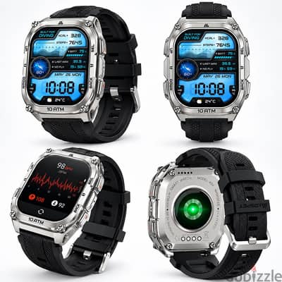 Kospet Tank M4 Rugged Smartwatch 1.96-inch AMOLED Display