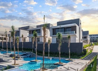 3-Story Modern Villa VIP Location Near Clubhouse In La Vista Patio Town Near Mivida , AUC & Hyde Park