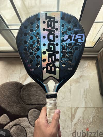 مضرب بادل Babolat Air Viper كسر زيرو + هدية