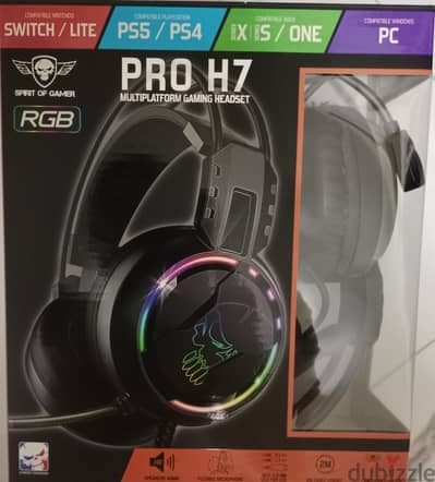سماعة Gaming Spirit of Gamer PRO H7 أصلية – PC وPS4/PS5