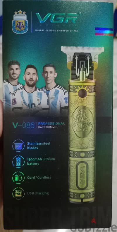 ماكينة حلاقة وترديد احترافية VGR V-085 مستعملة استعمال خفيف