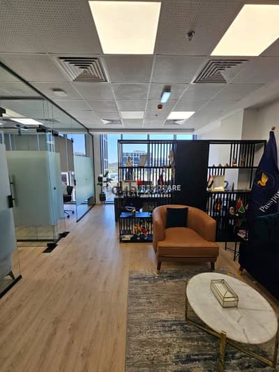 Administrative headquarters 96m finished air-conditioned for rent in Cairo Festival City CFC Fifth Settlement
