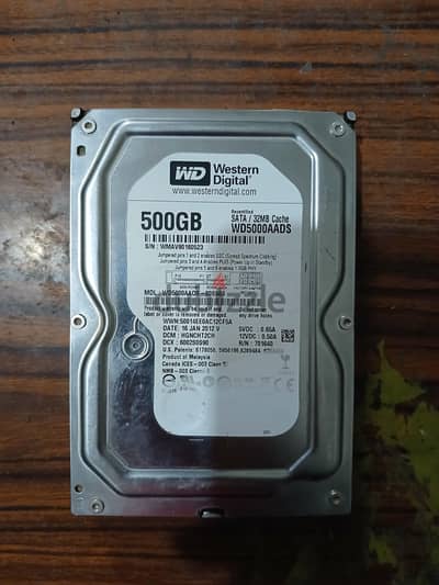 هارد ديسك WD hard disk 500 gb
