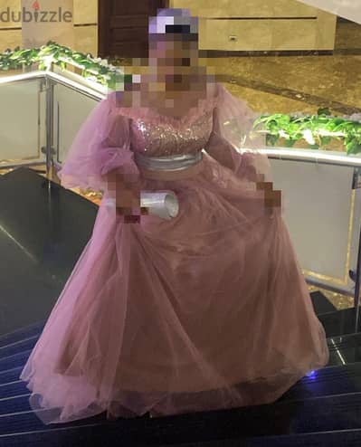 Evening dress pink