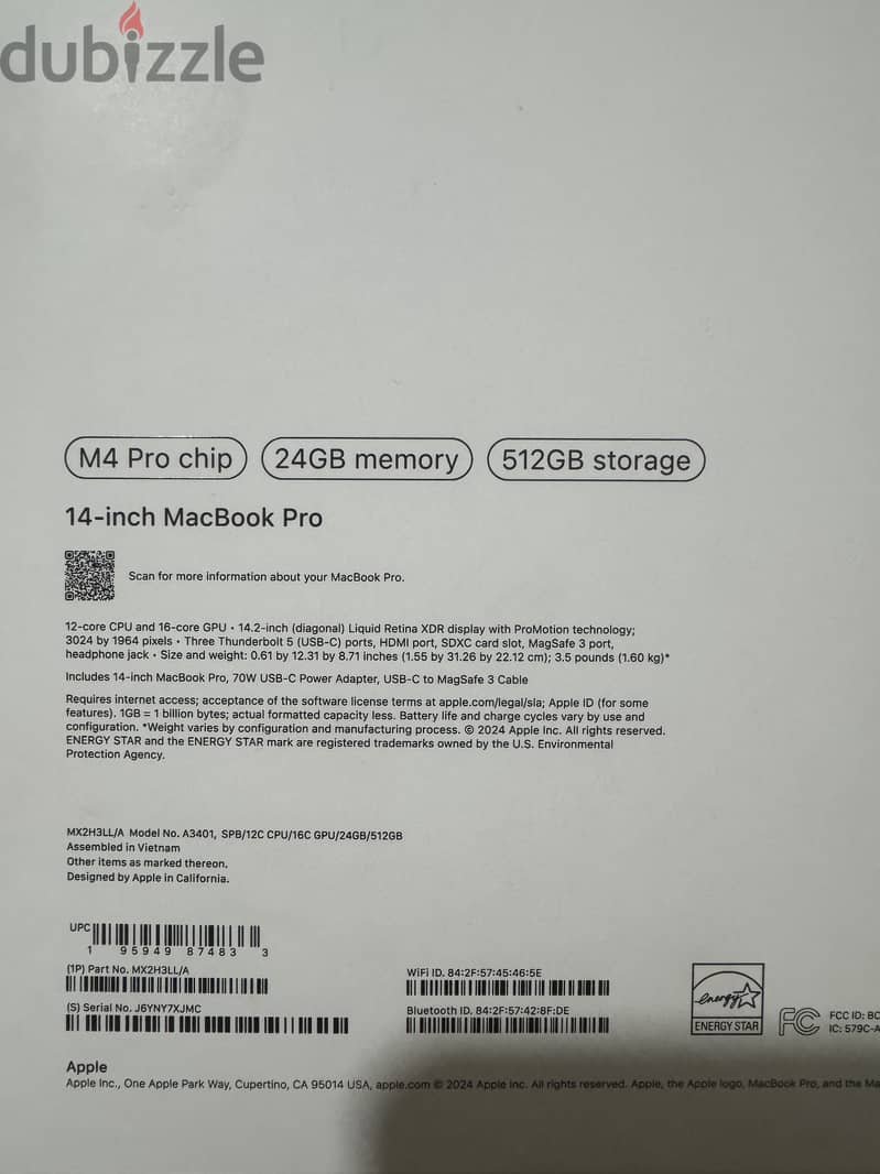 MacBook Pro 14” M4 Pro 3