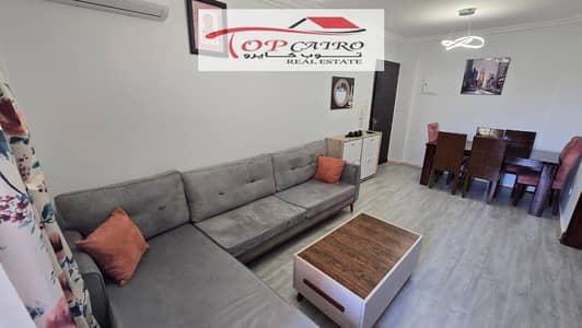 Furnished apartment for rent in Madinaty B7, 70 meters apartment in a very prime location, on the second floor, and enjoys a distinctive view of the services. The apartment is fully air-conditioned and is located in front of Benny Market.