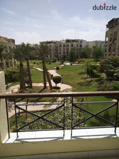A great deal on a 3-bedroom apartment for sale, 122 sq m, second floor, with a landscape view in Hadayek El Mohandeseen compound.