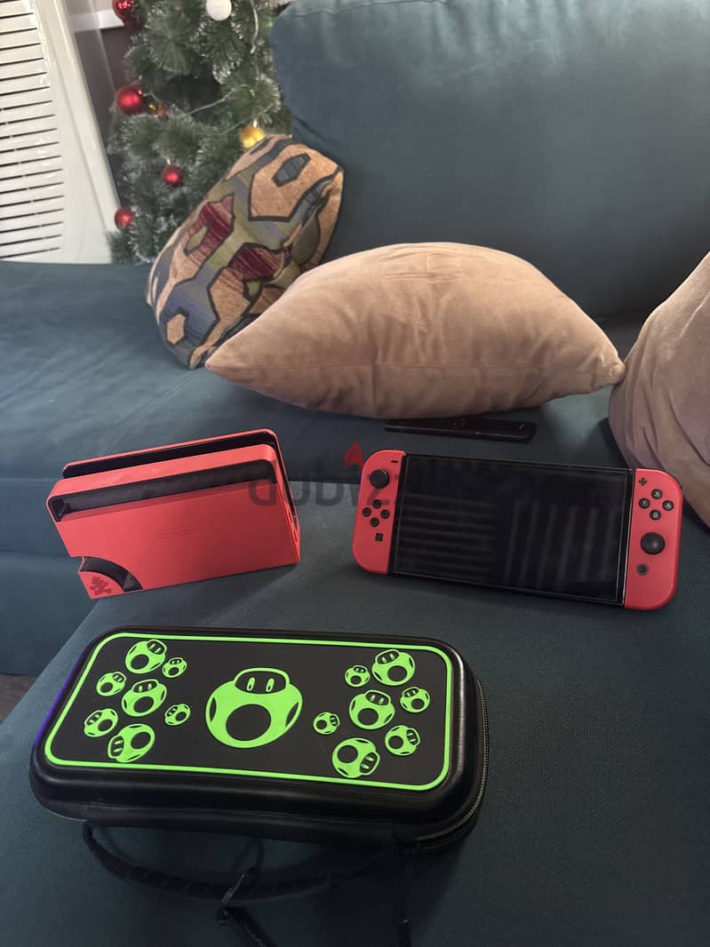 Modded nintendo switch oled (mario edition) 2