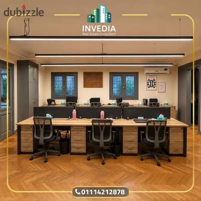Office for rent in Dagla Al-Maadi, excellent location, 500m