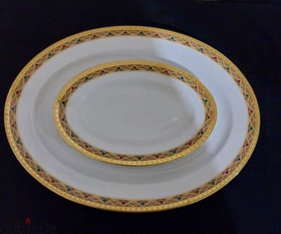 طقم صيني106قطعة made in German ماركة SMCSمصنع من اجود انواع البورسلين