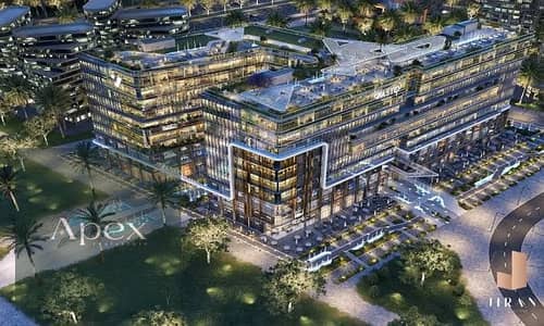 A prime ground-floor commercial space with a view of the iconic tower, located at the mall's three main entrances and directly opposite the elevators