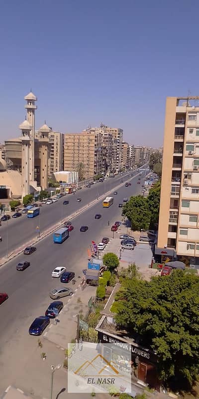 سكني او اداري شقة للايجار على مصطفى النحاس الرئيسي ع الرئيسي بالكامل بمدينة نصر قرب تقاطع عباس العقاد مع مصطفى النحاس