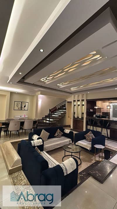 For Rent: Furnished and air-conditioned 4-bedroom townhouse in Al Karma Residence Compound, Sheikh Zayed.