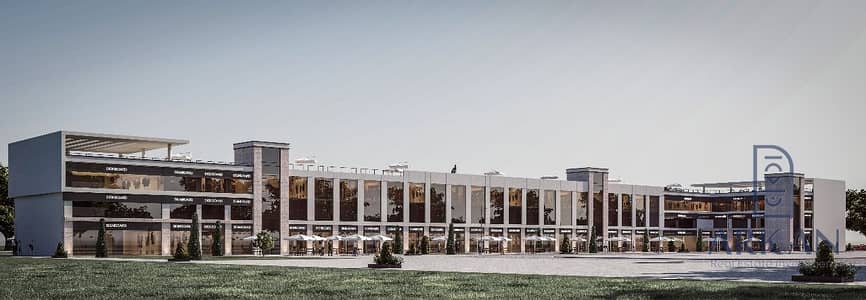 51m² ground-floor shop with an installment plan of up to 7 years, located on Al-Nawadi Street next to the Police Club, Sun Capital, and Isola.