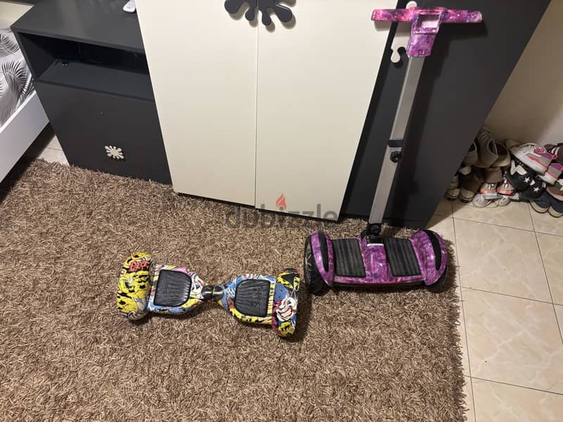 2 Hoverboards no battery 3