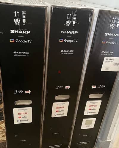 شاشات Sharp 65 بوصة جديد