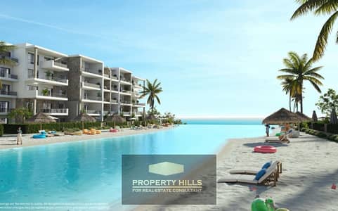 Penthouse finished with a huge discount directly facing the sea in Ras Al Hikma next to Sea Shell