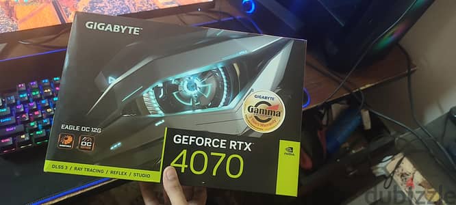RTX 4070 12 gb gddr6x Gigabyte Eagle oc ضمان محلي ساري للبيع