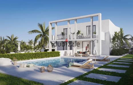 Finished twin house villa special view for sale in Dbay North Coast