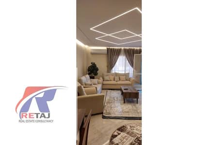 Furnished hotel apartment with modern furniture and ultra-luxurious finishing, 3 bedrooms and 3 bathrooms in Dar Misr Al Qarnafel Compound, First Sett