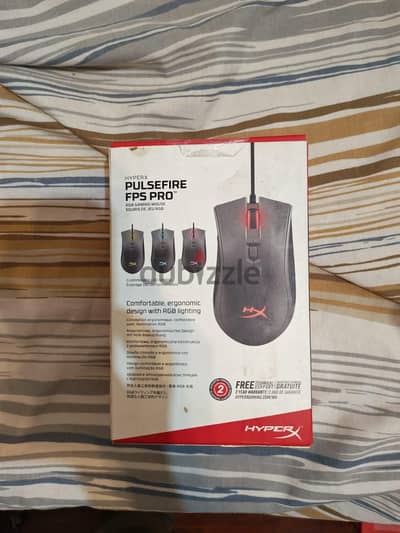 Hyper x pulse fire full rgb gaming mouse and mouse pad hyper x medium