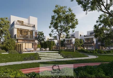 Townhouse for sale in Scenes Compound next to Bloomfields in the heart of Mostakbal City with a 5% down payment and installments over the longest paym