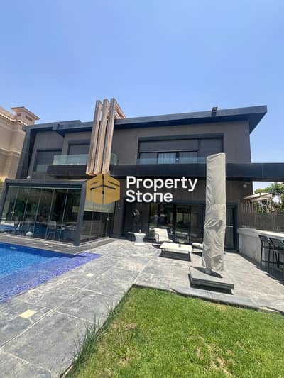 Villa for Sale in Katameya Heights | Super Lux Finishing | Large Garden | Private Swimming Pool | Fully Air-Conditioned