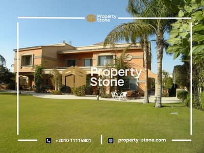 Luxury Standalone Villa for Sale in Katameya Heights | Direct Golf View | Super Lux Finishing | Fully Air-Conditioned
