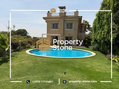 Luxury Villa for Rent in New Cairo | Katameya Heights | Private Swimming Pool & Garden
