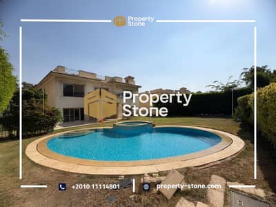 Luxury Villa for Rent in Katameya Heights | Super Lux Finishing | Large Garden | Private Swimming Pool