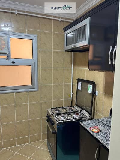 For rent in Madinaty, a furnished apartment of 107 sq m in excellent condition, 2 bedrooms + 1 bathroom, modern furnishings, very close to services an