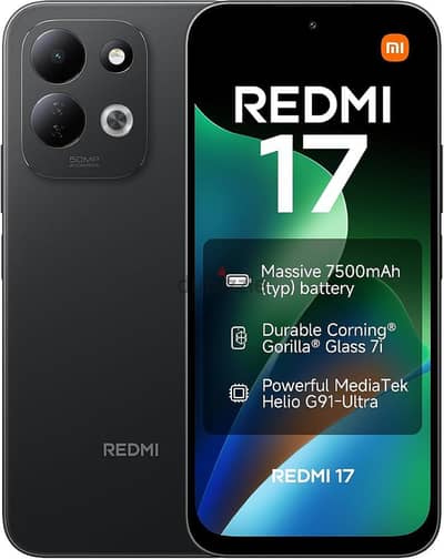 Xiaomi Redmi 17 (256/6) اسود