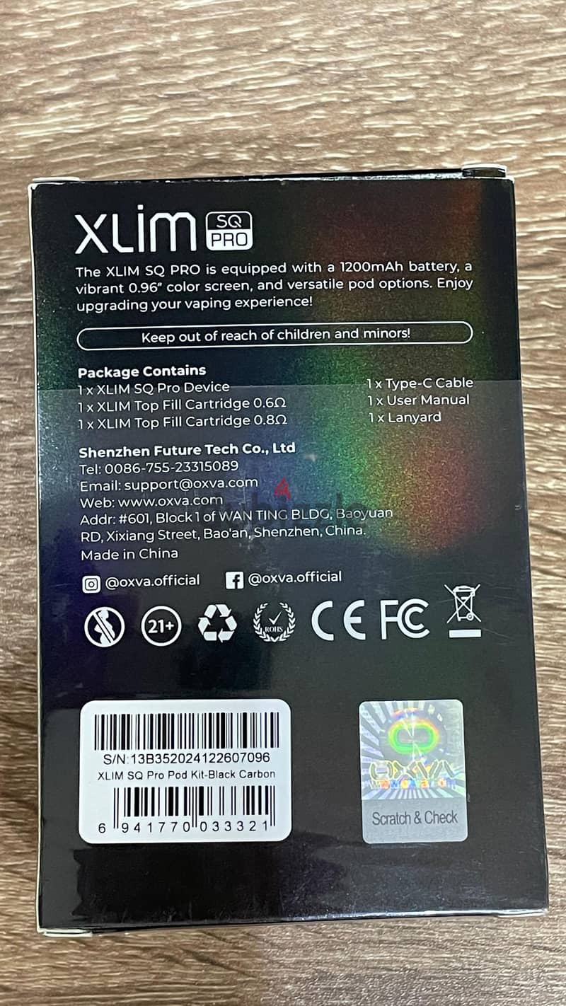 OXVA XLIM SQ PRO 9