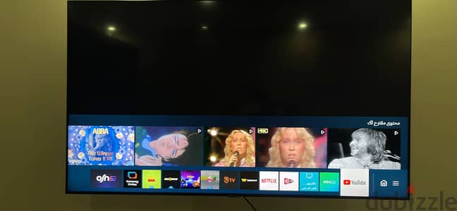 شاشه سامسونج 58 بوصه جديده معاها كل مشتملاتها لم تستخدم