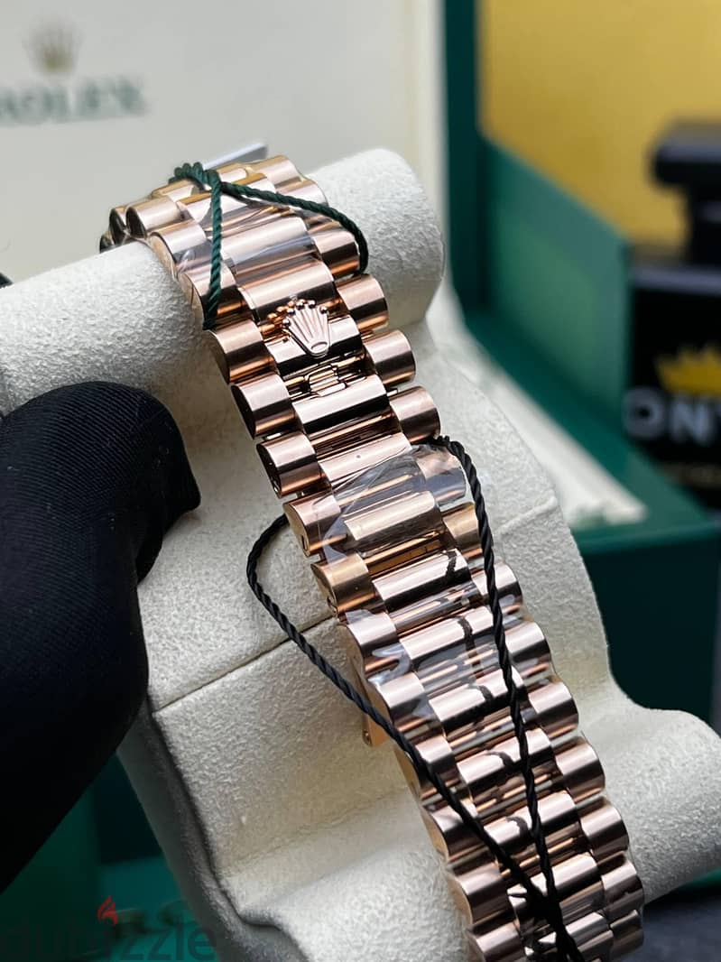 Rolex Day Date Full Rose Gold Super clone 2