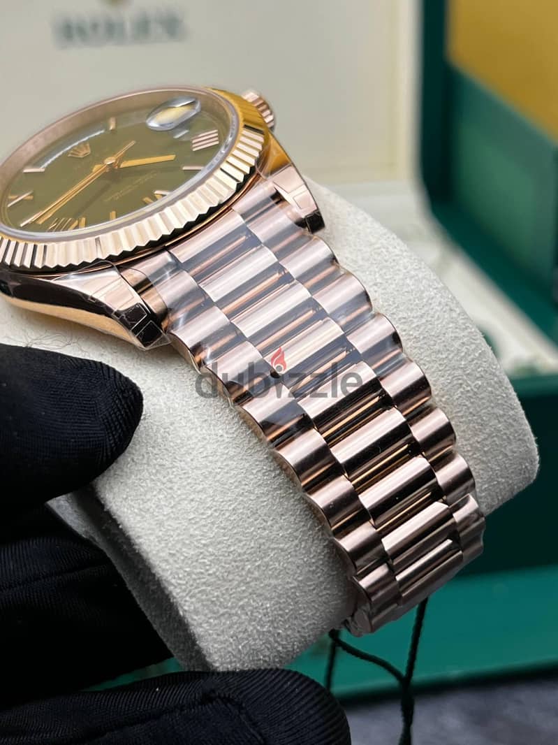Rolex Day Date Full Rose Gold Super clone 5