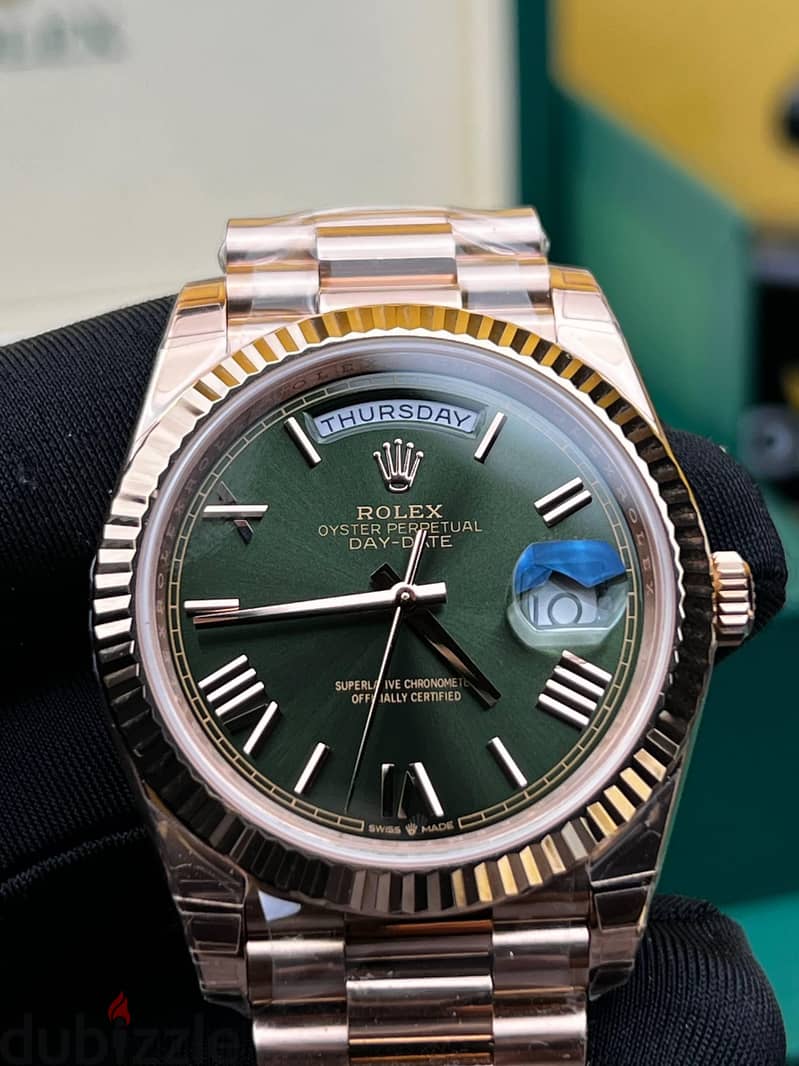 Rolex Day Date Full Rose Gold Super clone 6