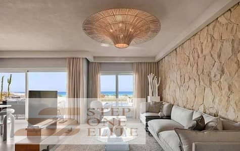 3-room chalet with immediate receipt in Cali Coast, North Coast, on the Ras El Hekma Sea