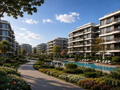 112m apartment + 29m roof in G West Sheikh Zayed | close to Hyper One and Mall of Arabia | 10% down payment and installment up to 10 years