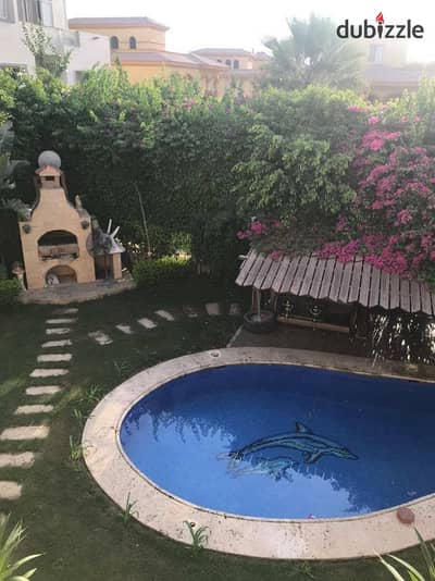 فيلا مستقله للايجار مفروش في الرحاب بقلب الهيلز بحمام سباحه خاص