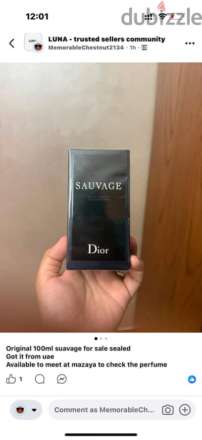 Suavage 100ML new sealed