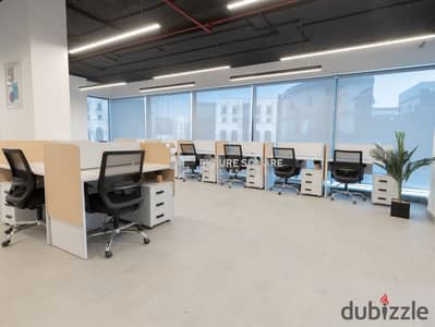 مقر إداري 320م تشطيب كامل للإيجار في Cairo Business Park التجمع الخامس