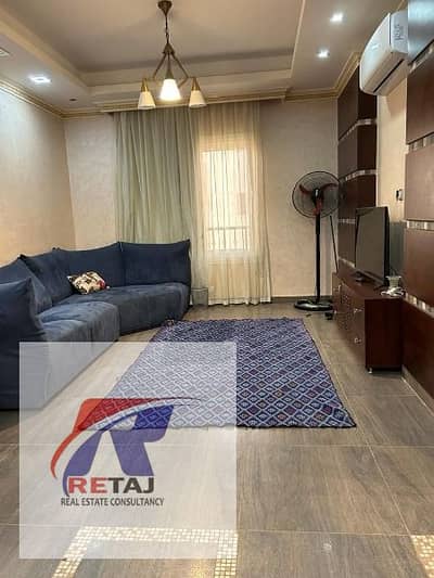 Ultra-furnished luxury apartment for rent in a compound on 90th Street and Mohamed Naguib Street, Fifth Settlement.