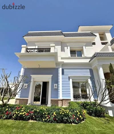 Fully Furnished Luxury Corner Villa for Rent with Direct Majestic Lake View in Mountain View Hyde Park