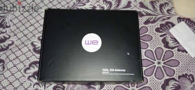 راوتر weالجديد VDSL فائق السرعة. أستعمال شهرين بكافة مشتملاتة بالغلاف