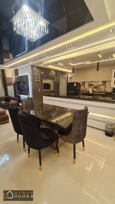 Furnished apartment for rent in Madinaty – B7, practical layout, ultra-super deluxe finishing