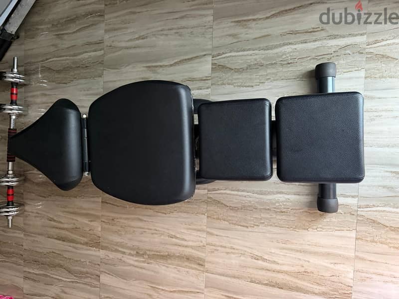 gym bench for sale almost new kasr zero 6