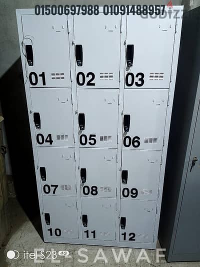 لوكر معدن صاج محمل مستورد _ دولاب _ وحدات_ دهان اليكتروستاتيك _ locker